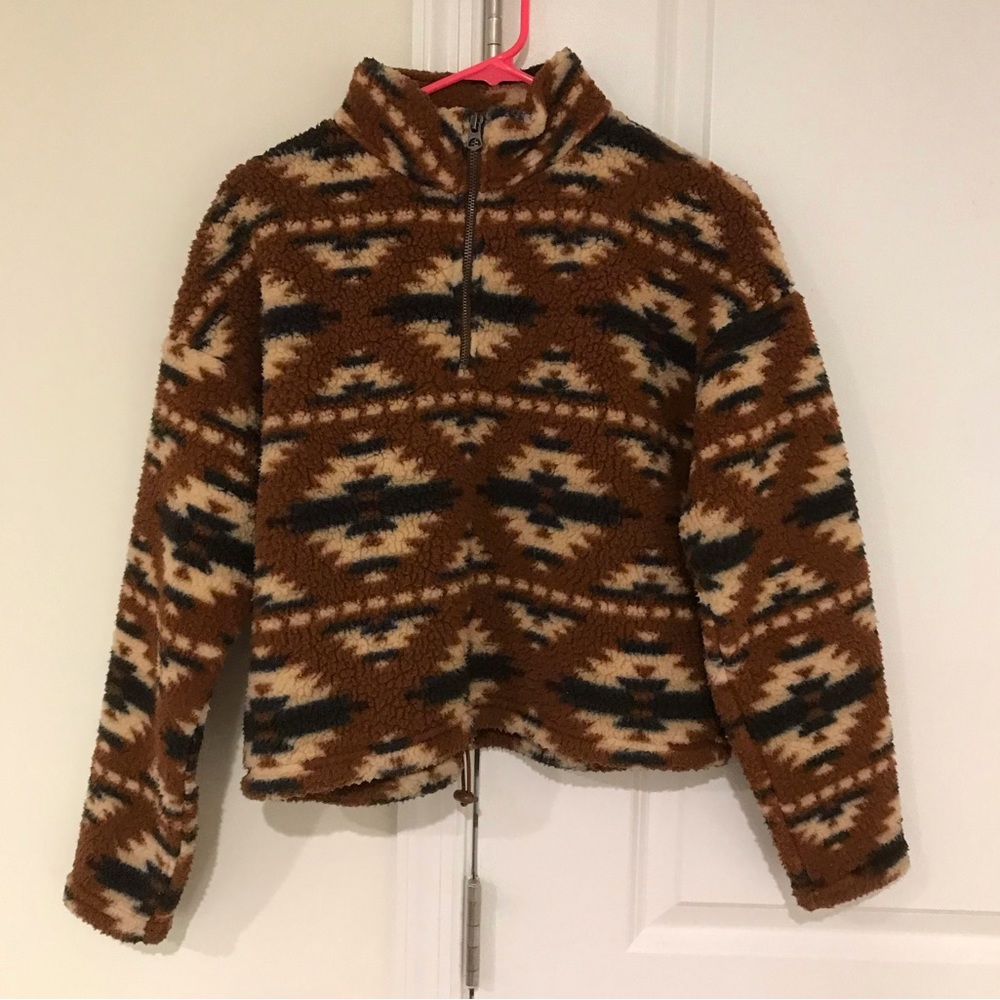 sherpa pullover